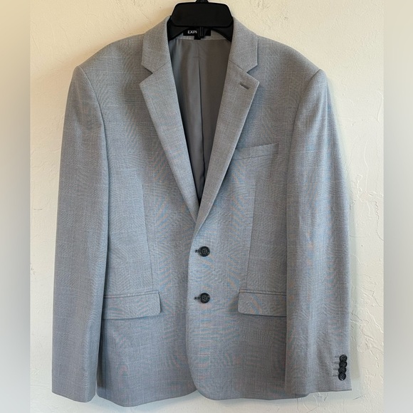 Express Light Gray Men's/Teen Boy Slim Lightweight Dressy Blazer Sz 36S - Picture 1 of 12